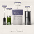 Blueberry Matcha with Collagen