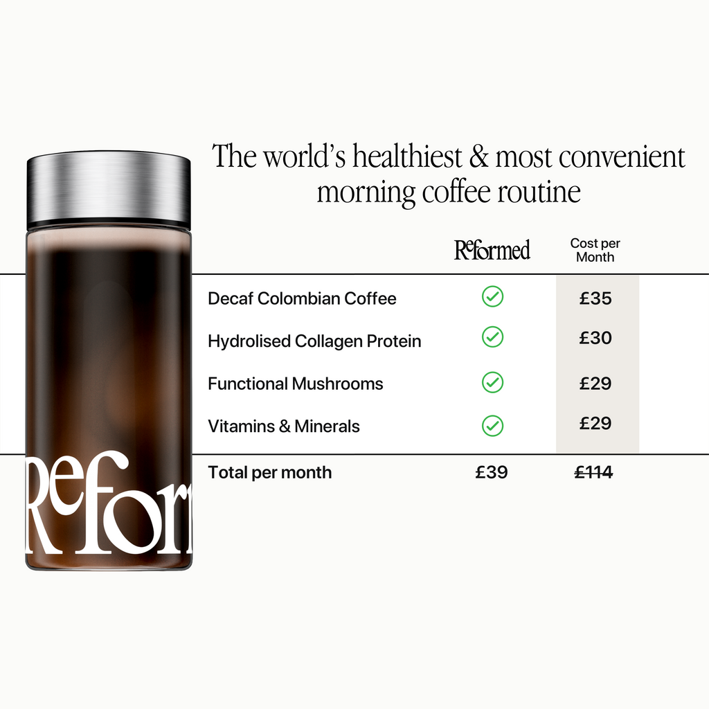 Decaf Black Coffee with Collagen