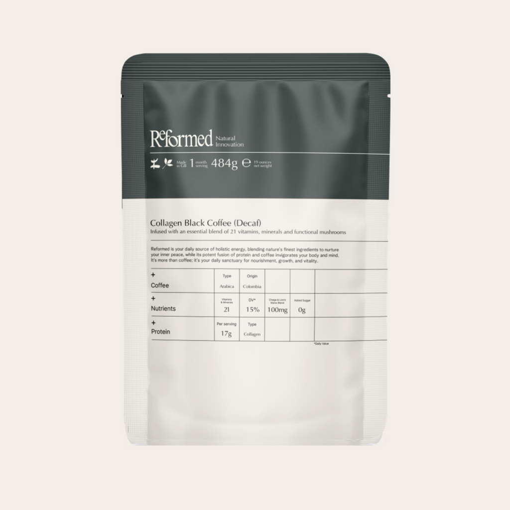 Decaf Black Coffee with Collagen