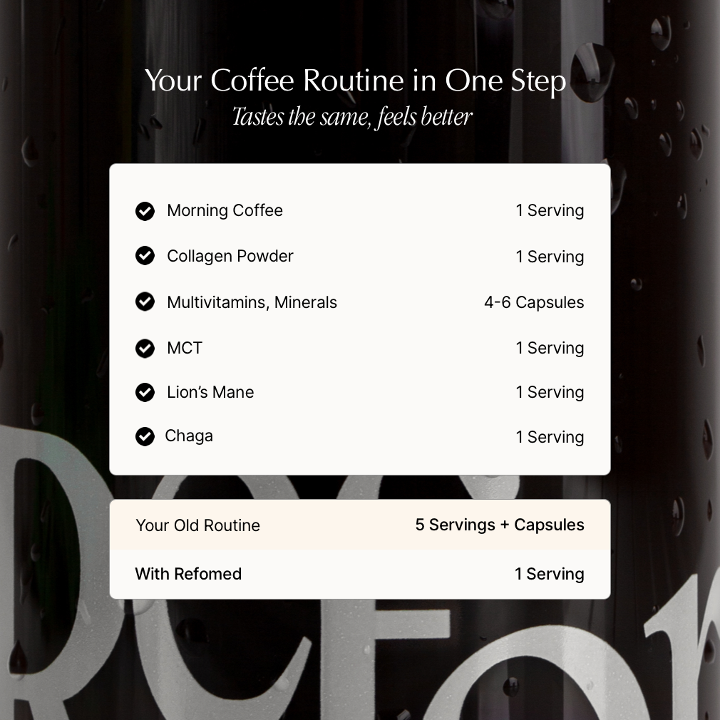 Decaf Black Coffee with Collagen