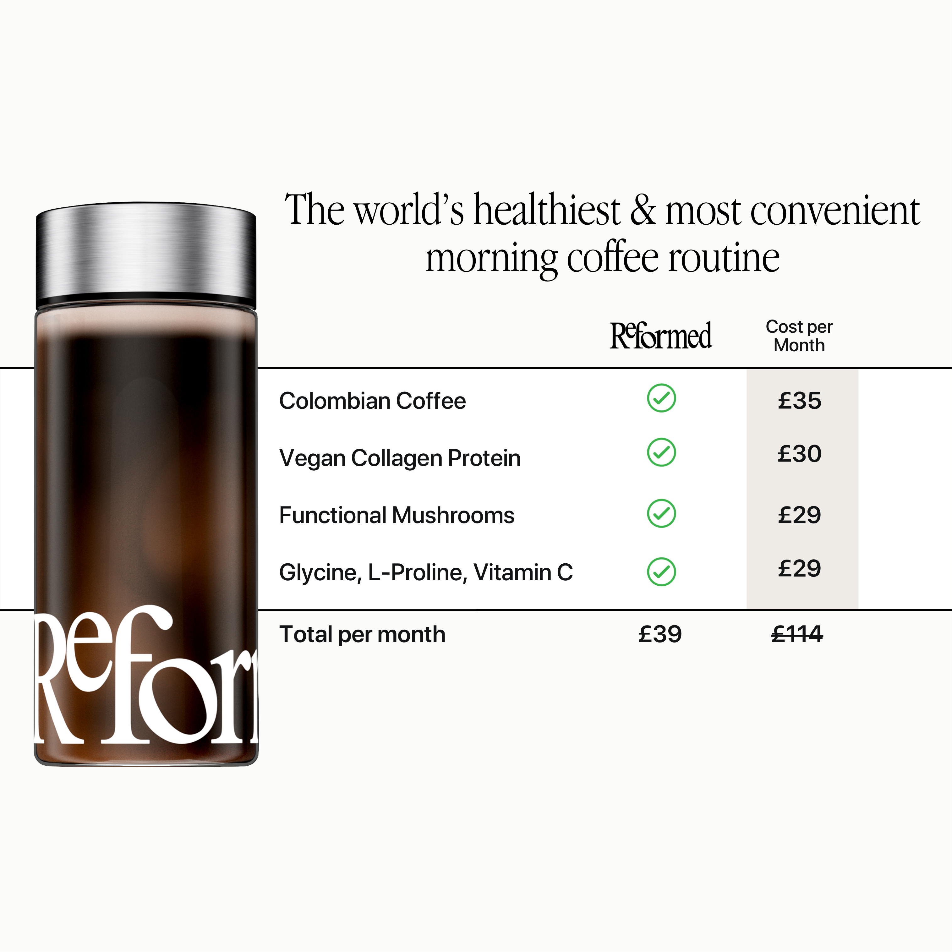 Black Coffee with Vegan Collagen